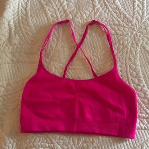 NWOT Pink Aerie cross back bralette